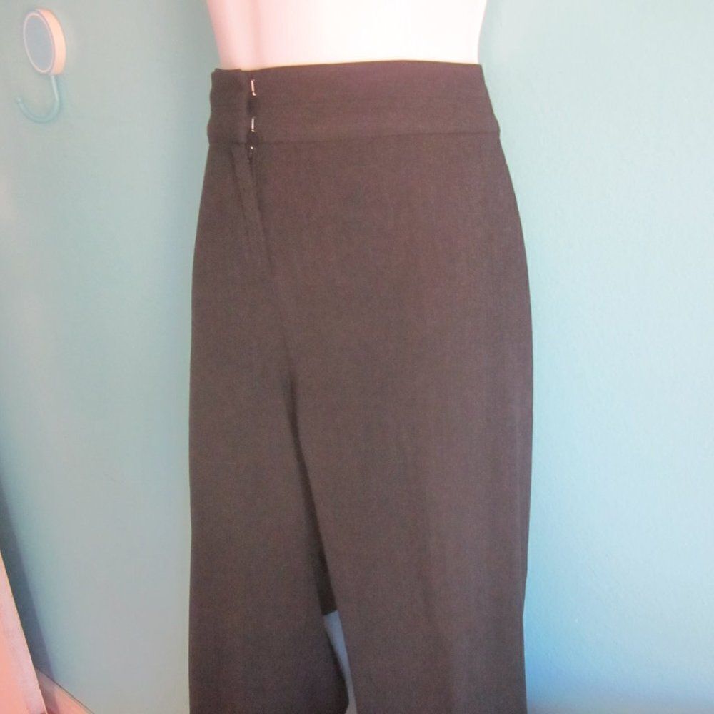 J.Jill Womens Size 14P Dark Gray Cropped Flat Front Summer Capri Pant - Picture 9 of 10